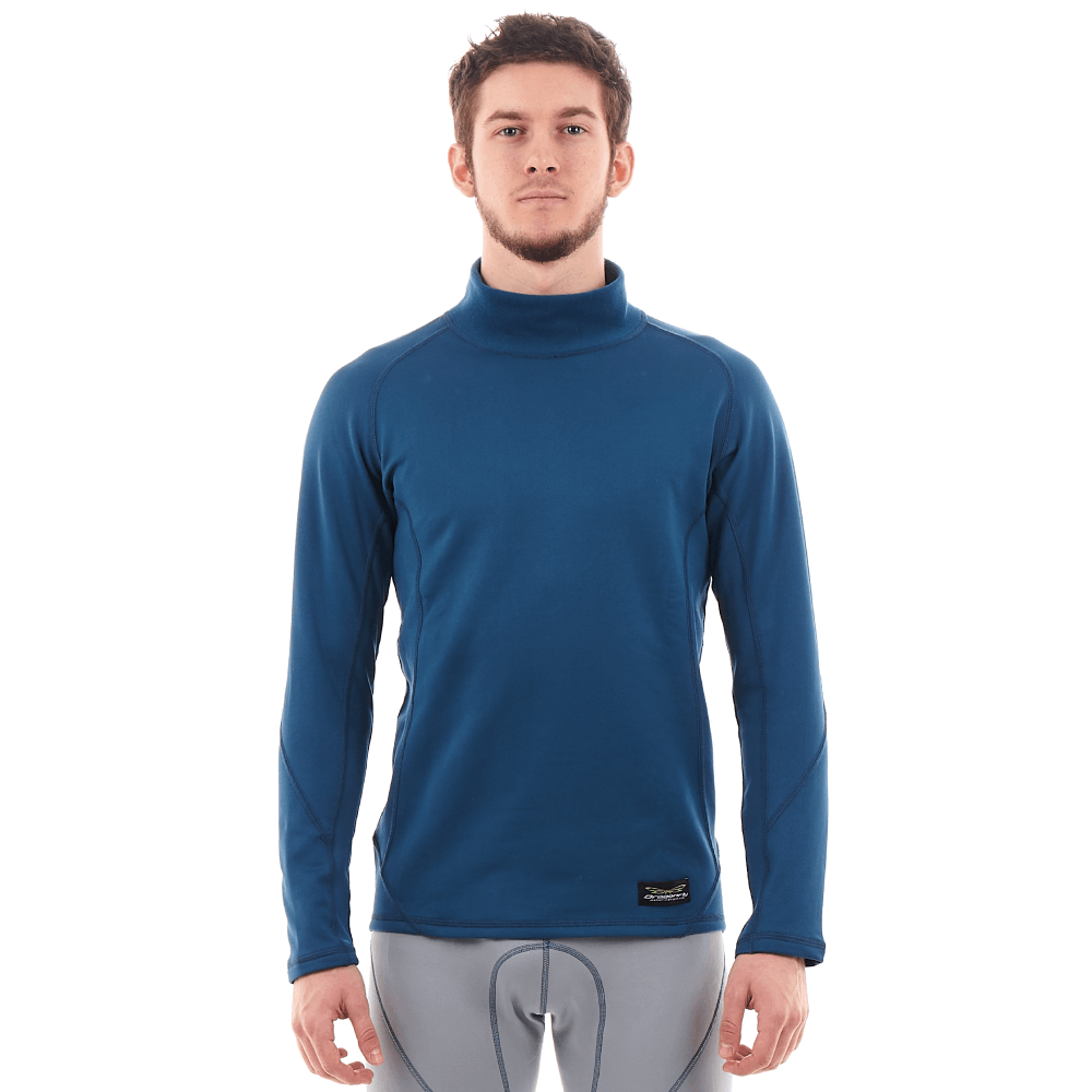 Термокофта зимняя с высоким воротом Man Deep Blue