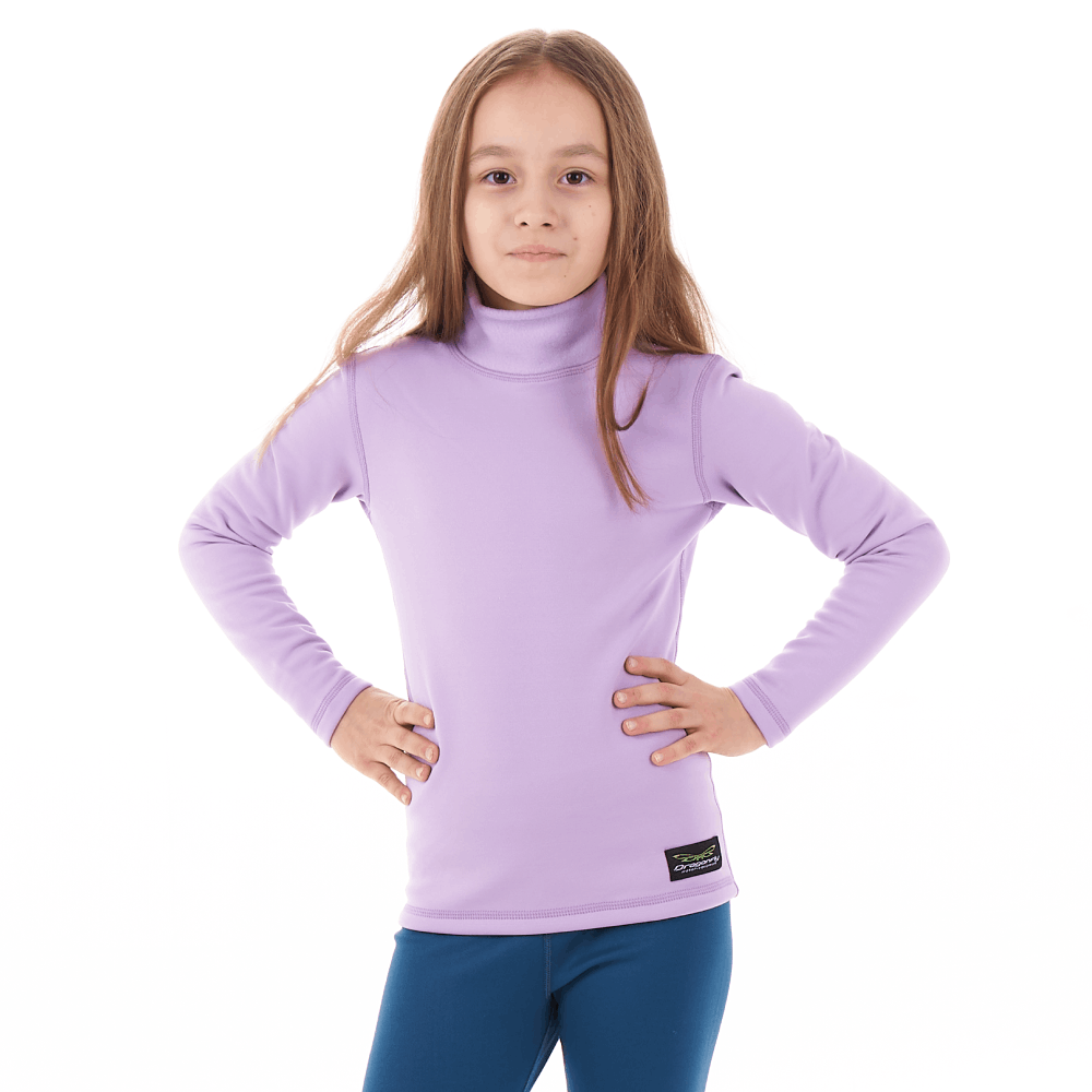 Термокофта зимняя с высоким воротом Junior Lavender