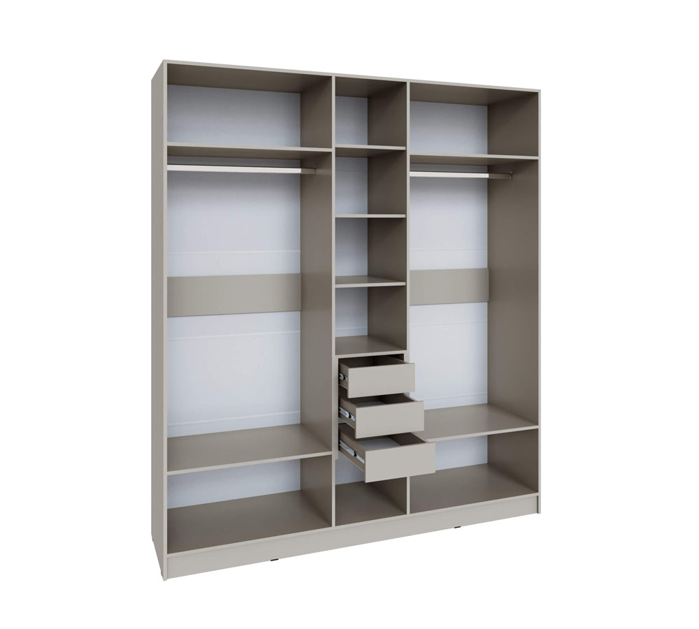 Шкаф Мадрид (2,0) с 3 ящ. внутри без зеркала