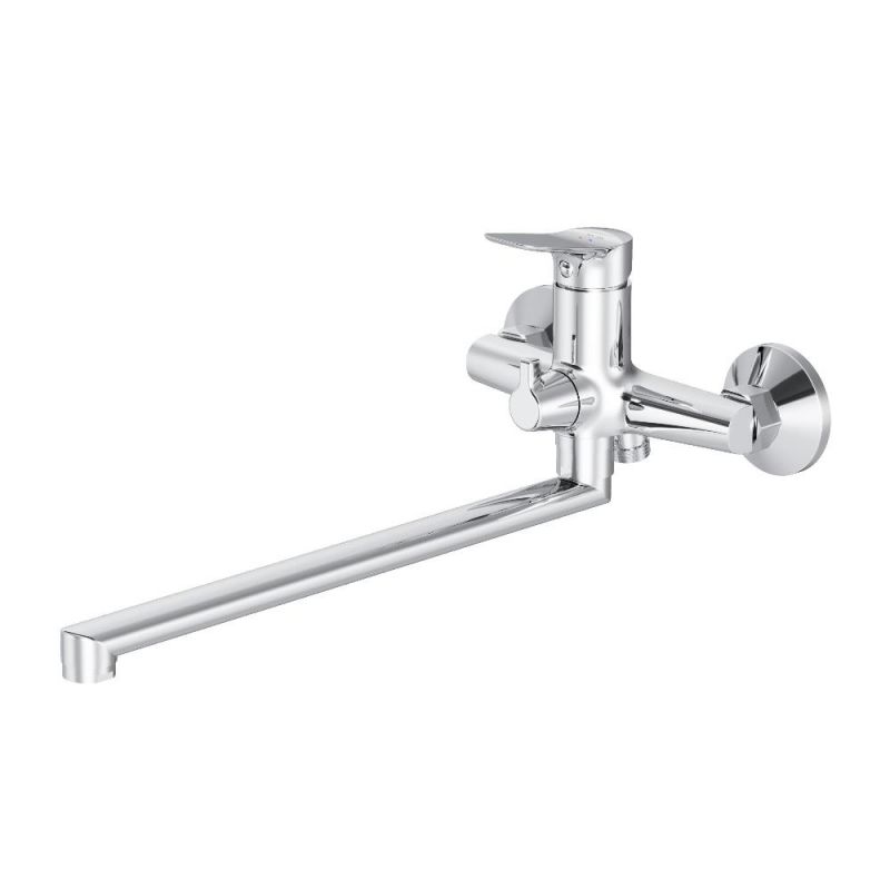 Смеситель для ванны и душа с длинным изливом AM.PM Force F9F90200, хром