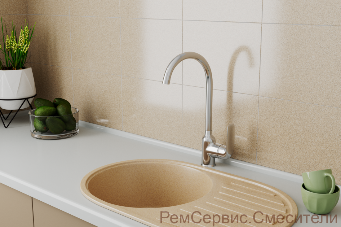 Смеситель для кухонной мойки RUSH Fiji (FI1835-23)