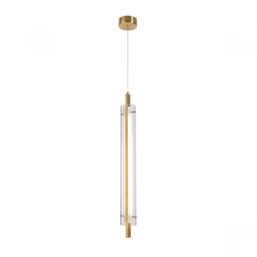 Подвесной светодиодный светильник Indigo Vitreo 11067/B/1P Brass V000175L