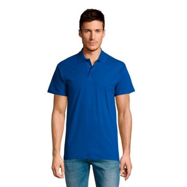 Поло SUMMER  синяя