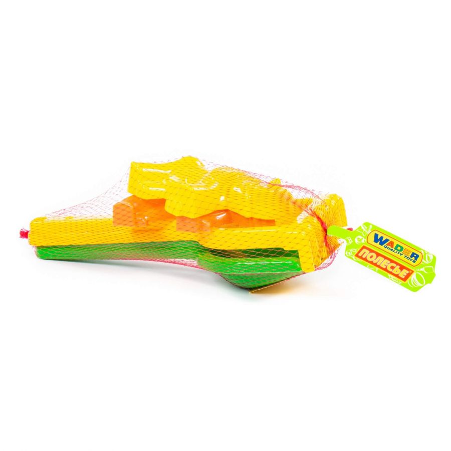 Набор №566: лопатка №30, грабельки №30, формочки (тигр + мамонт)