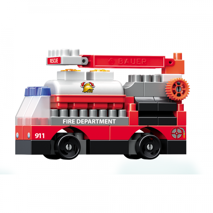 Конструктор "Пожарная часть", набор с пожарной вышкой