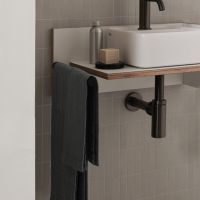 Полотенцедержатель настенный Cielo Theo THPL55 длина 55 см схема 1