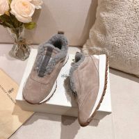 Кроссовки Brunello Cucinelli с мехом Premium