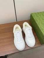 Кеды GUCCI с мехом Premium