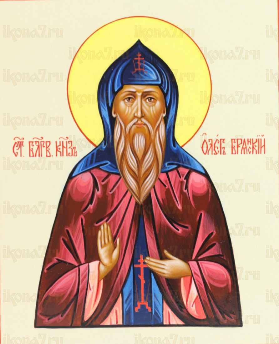Икона Олег Брянский (UV-печать)(10194)