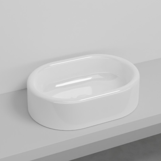 Изображение Раковина Cielo Itaca накладная/на пьедестал, 65,5x45x18 см арт. ITLAO/ITLAOTR