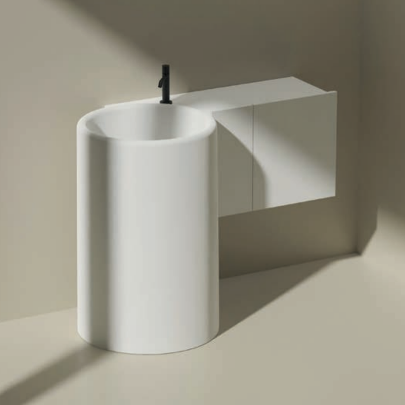 Изображение Раковина отдельностоящая Cielo Itaca ITFREEP 53x53x85 см