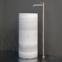 Раковина из натурального мрамора Dea Design Marble Genoa DD1542 400 40x40xh90 см схема 1