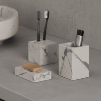 Контейнер Dea Design Marble MIA quadro DD1633 80х80хh80 мм схема 1