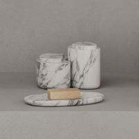 Мыльница настольная Dea Design Marble MIA fagiolo DD1652 210х132хh18 мм схема 1