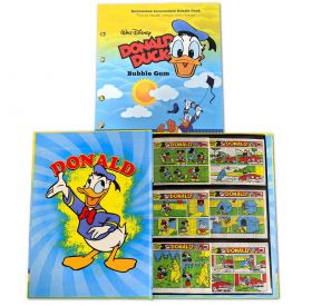 КОЛЛЕКЦИЯ (полная) 108 вкладышей XF Donald Duck ML в АЛЬБОМЕ (привет из 90х). Оригинал.