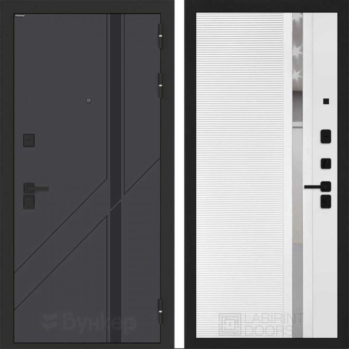 Входная дверь Бункер BN-12 - 31 Белый софт