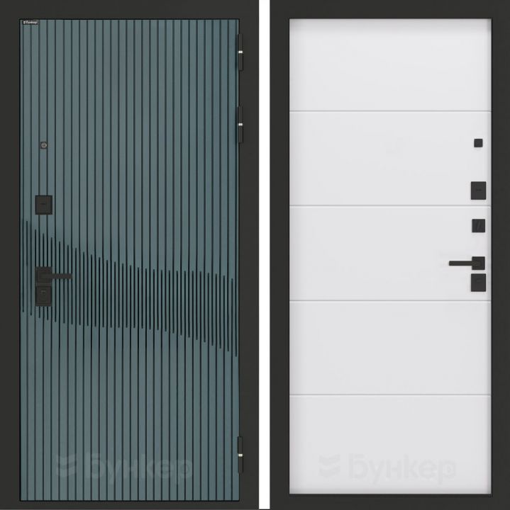 Входная дверь Бункер BN-13 - 13 Белый софт