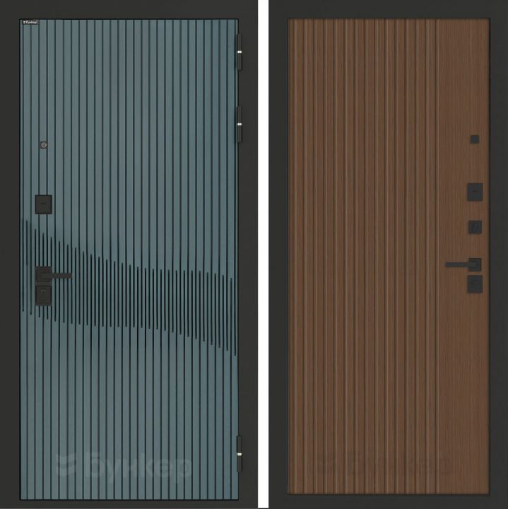 Входная дверь Бункер BN-13 - 29 Дуб кантри темный