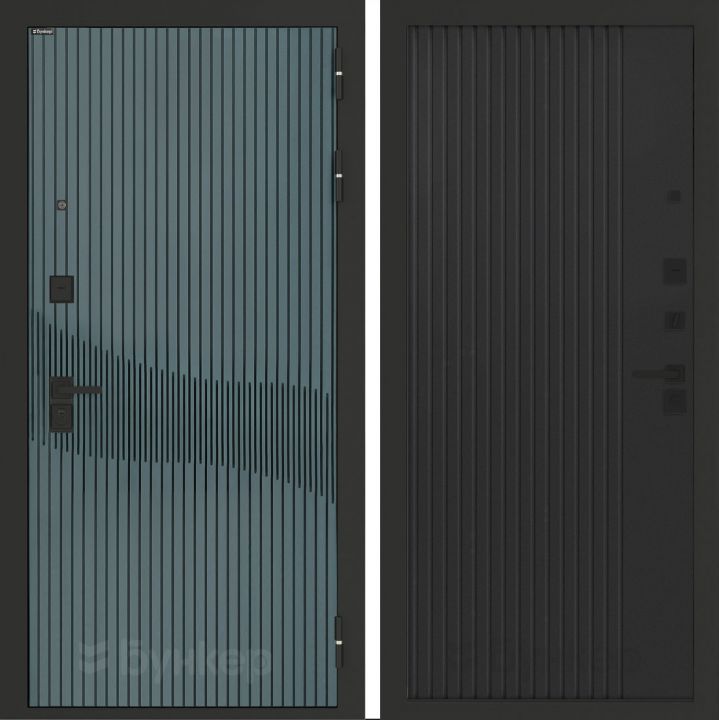 Входная дверь Бункер BN-13 - 29 Черный кварц