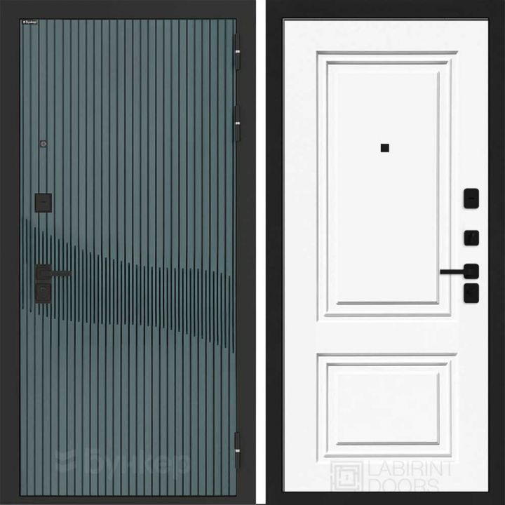 Входная дверь Бункер BN-13 - 26 RAL 9003 Эмаль белая