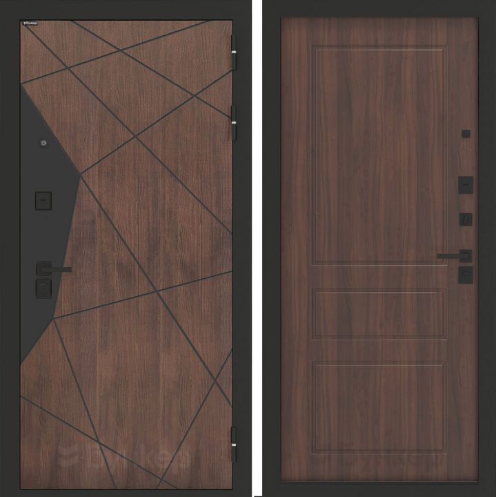 Входная дверь Бункер BN-14 - 03 Орех бренди