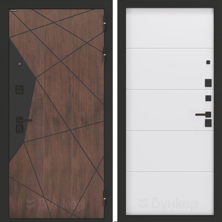 Входная дверь Бункер BN-14 - 13 Белый софт