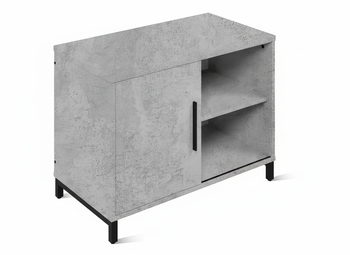 ЛОФТ-7 Тумба под аппаратуру (800х430х600 мм) Бетон