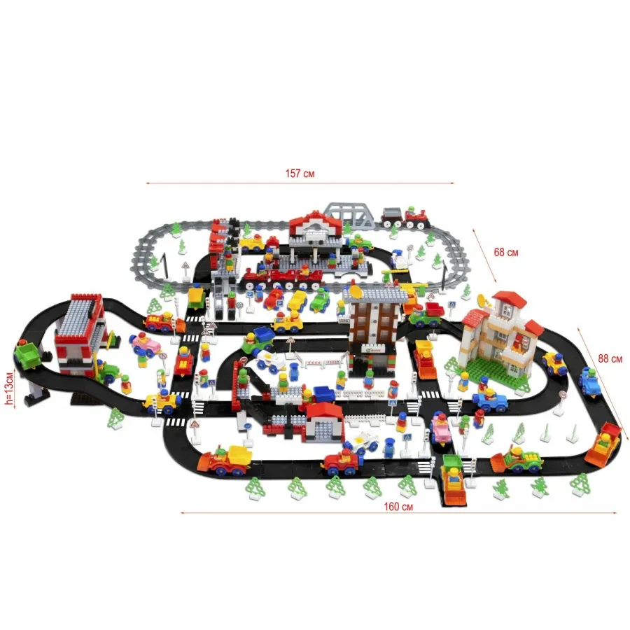 Набор Курс правил Дорожного движения  "Автодорога и ПДД для детей "