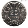 Белиз 25 центов 1981