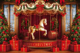 Фон стена "New year wall №63"