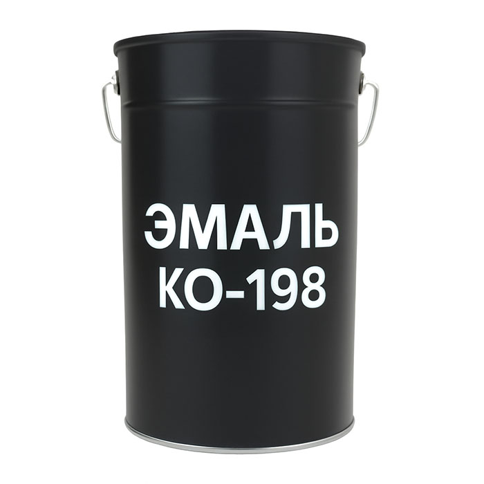 Эмаль КО-198 ООО НПФ Эмаль красно-коричневая в т.ч. отвердитель, 50кг.