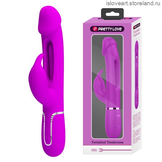 Вибратор Kampas, с фингерингом, перезаряжаемый