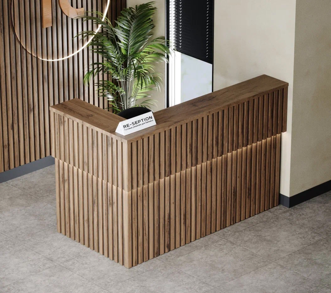 Ресепшн «Крафт Нео» Черный/Юстус