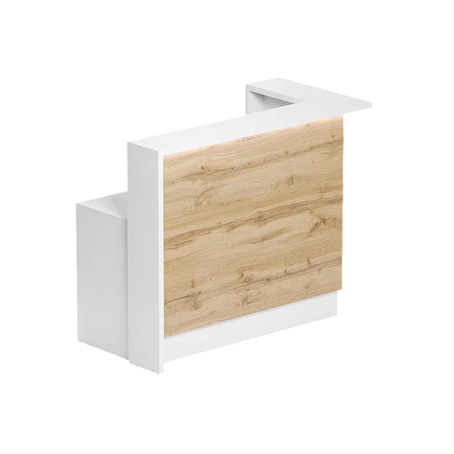 Ресепшн «Марсия» белый/дуб вотан