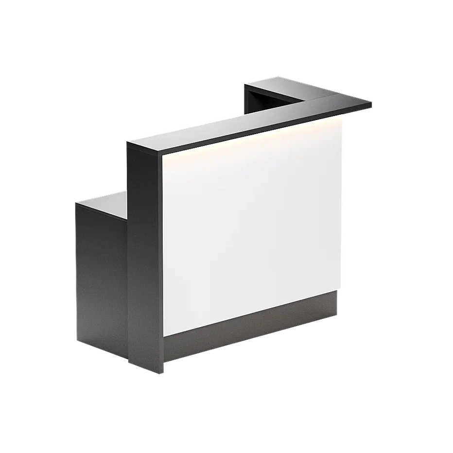 Ресепшн «Марсия» черный/белыйвотан