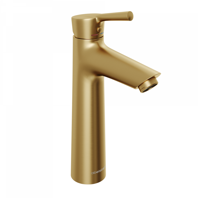 Смеситель для раковины Abelsberg Solida AMF20090BG, королевское золото