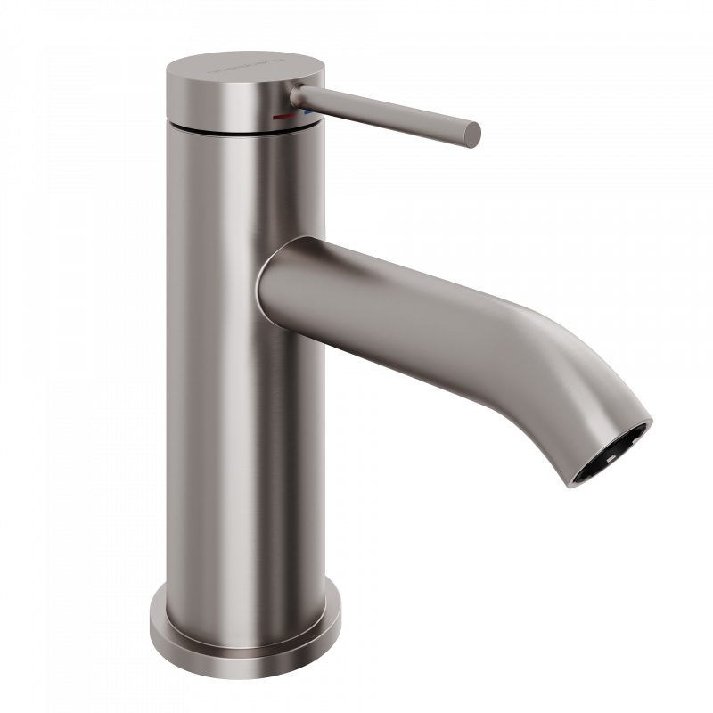 Смеситель для раковины Abelsberg Fluida ERF22001BN, титан