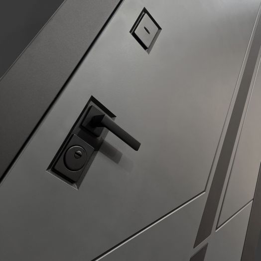 Входная дверь Бункер BN-12 - 30 Белый софт рельеф