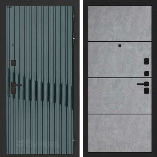 Входная дверь Бункер BN-13 - 25 Бетон светлый