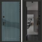 Входная дверь Бункер BN-13 - Зеркало максимум с тонировкой Черный кварц