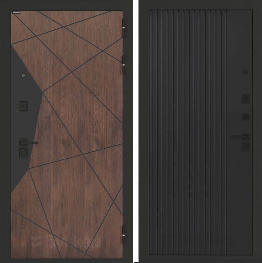 Входная дверь Бункер BN-14 - 29 Черный кварц