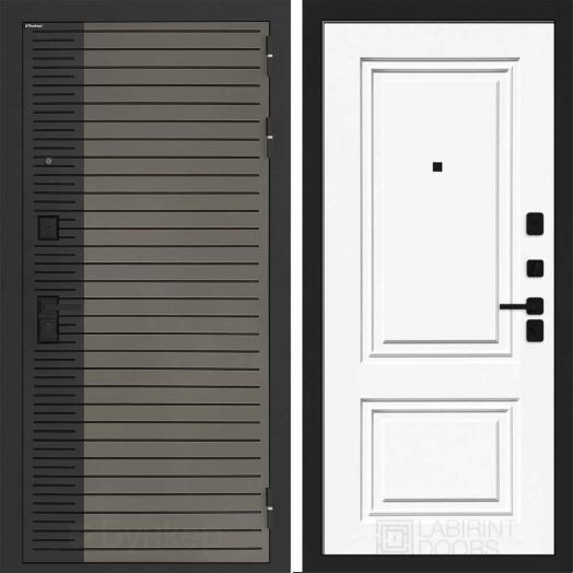 Входная дверь Бункер BN-15 - 26 RAL 9003 Эмаль белая