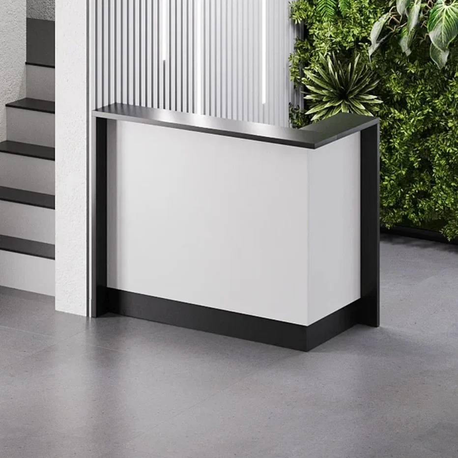 Ресепшн «Марсия» черный/белыйвотан