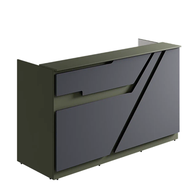 Ресепшн «Техно» в МДФ пленке фентале/сабон