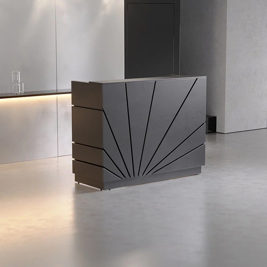 Ресепшн «Рей» черный/черный