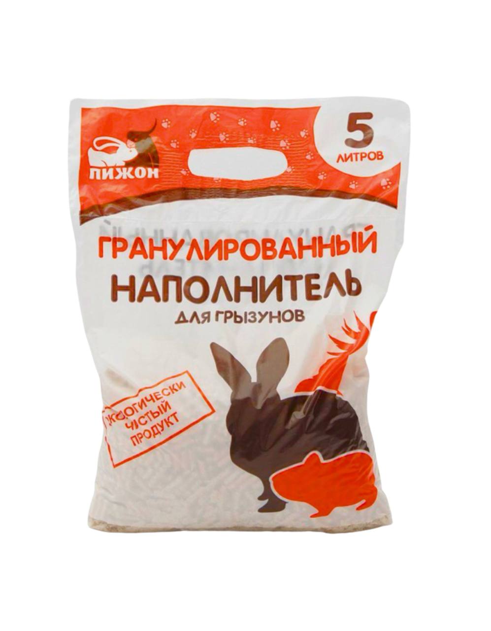Гранулированный наполнитель "Пижон" для грызунов, 5 л