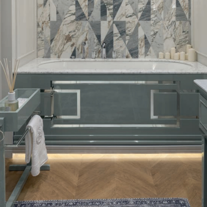 Комплект мебели №19 Oasis Lutetia напольный 165х56х230 см консоль стелешница раковина ФОТО