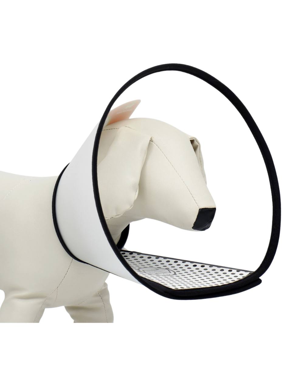 Ветеринарный воротник №2+, обхват шеи 41-46 см, высота 20 см, чёрный