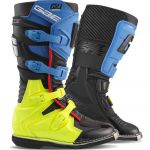 Gaerne GXJ Black/Blue/Fluo Yellow (2025) мотоботы подростковые