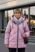 Зимняя куртка с капюшоном арт.2866 [розовый]